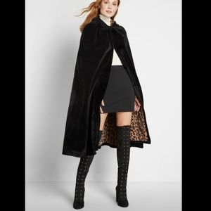 Can't Spot Me Velvet Cape